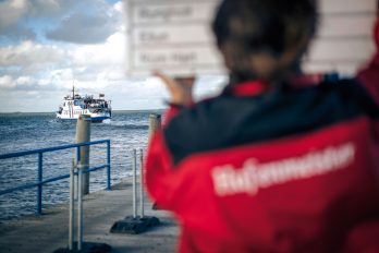 Immer gut vorbereitet: Bis zu zehnmal wird die Hallig überschwemmt