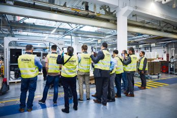 Werksführung Besuchergruppe
